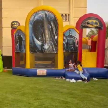 Bat Man Bouncy Castle